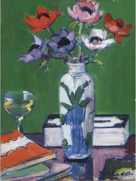 Still life, anemones