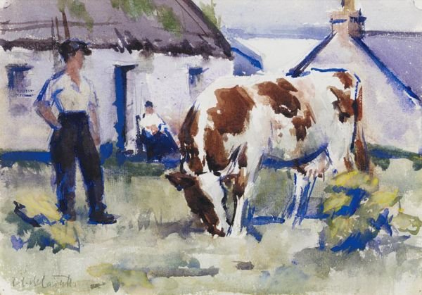 The Brown And White Cow, Iona