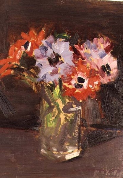 A Still Life of Anemones