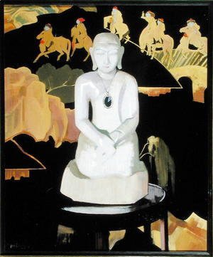 Francis Campbell Boileau Cadell - The Buddha (Black and Gold) c.1929-30